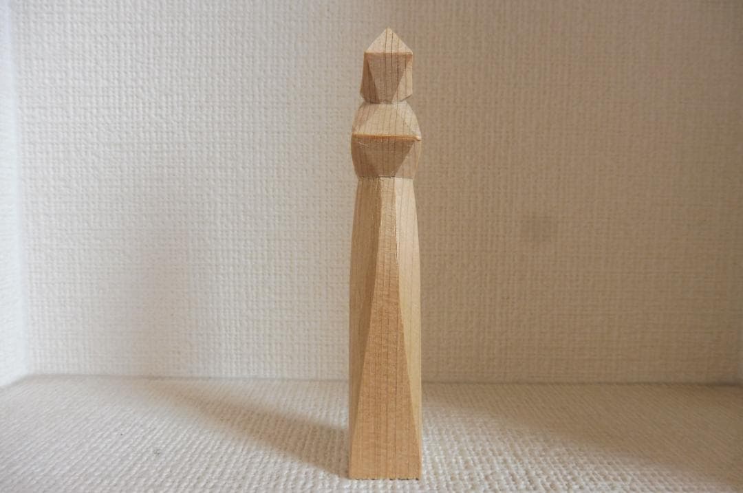 北海道 函館 シスター トラピスト 木彫り 人形 こけし 修道院 根本勲 土龍