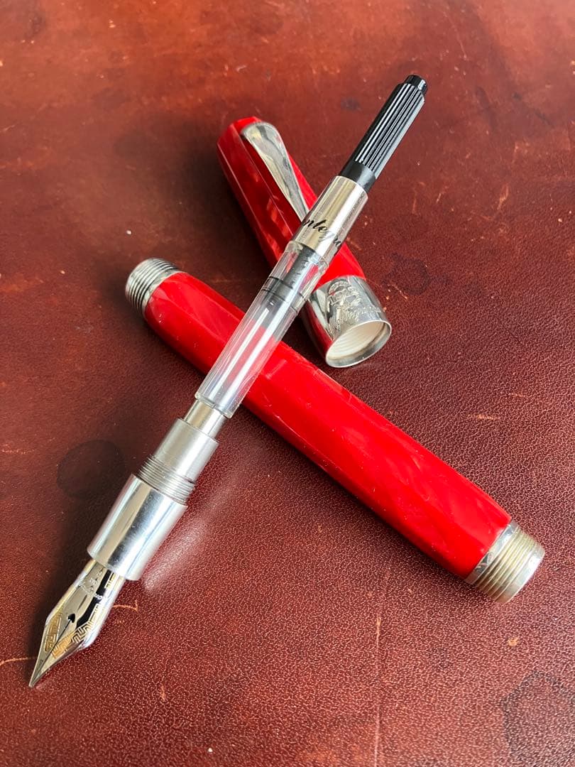 R*O様 モンテグラッパ 万年筆 F字 シンフォニー VTG 廃番 スターリング