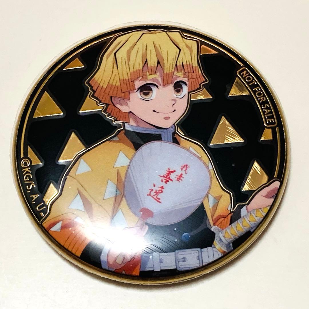 非売品✳️鬼滅の刃『我妻善逸 メタル缶マグネット』2022年 京ノ御仕事参 映画村