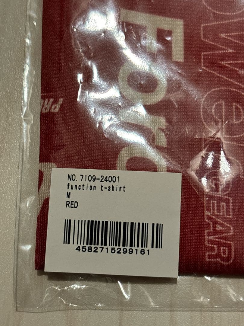 セラミックパワーギア CPG シャツ M 赤 7109-24001