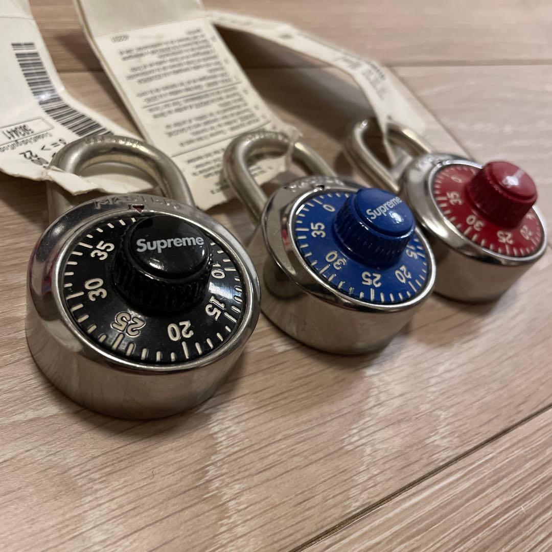 Supreme × Master Lock (Red/ Black/ Blue)
