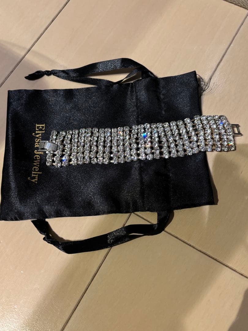 エリサジュエリー　ヴィンテージ　ラインストーン　ブレスレット　未使用