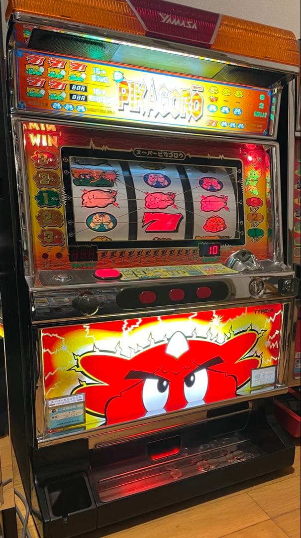 パチスロ　実機　4号機　スーパーピカ吾郎