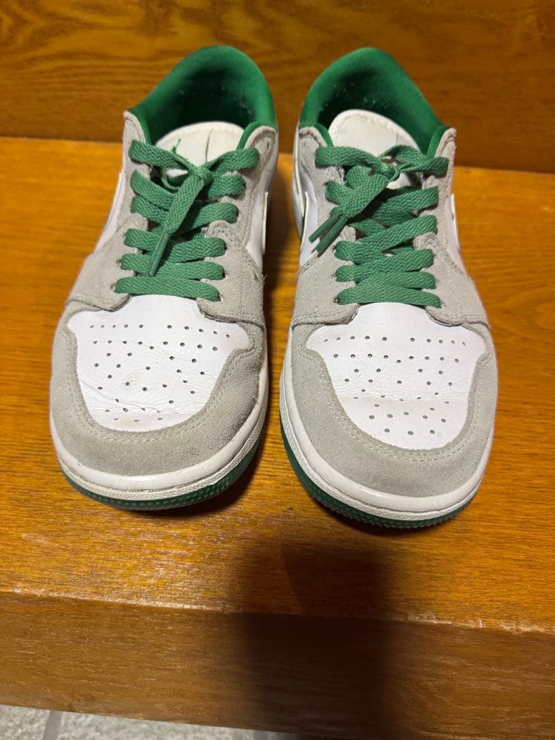 ナイキゴルフ　Nike Air Jordan 1 Low ホワイト/グリーン