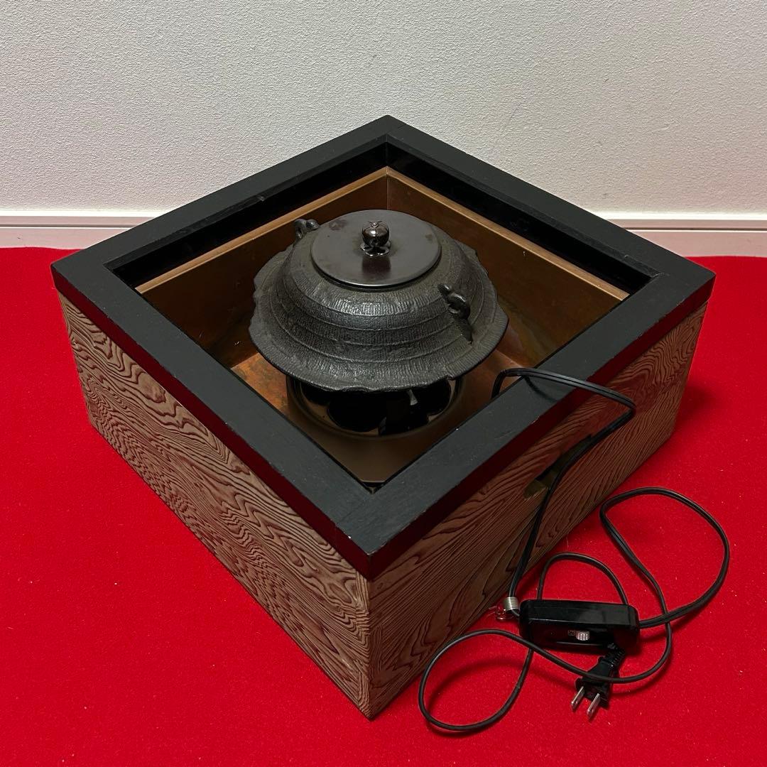 置炉セット　茶道具懐石茶箱鵬雲斎坐忘斎淡々斎即中斎七事式而妙斎香合水指棗茶碗