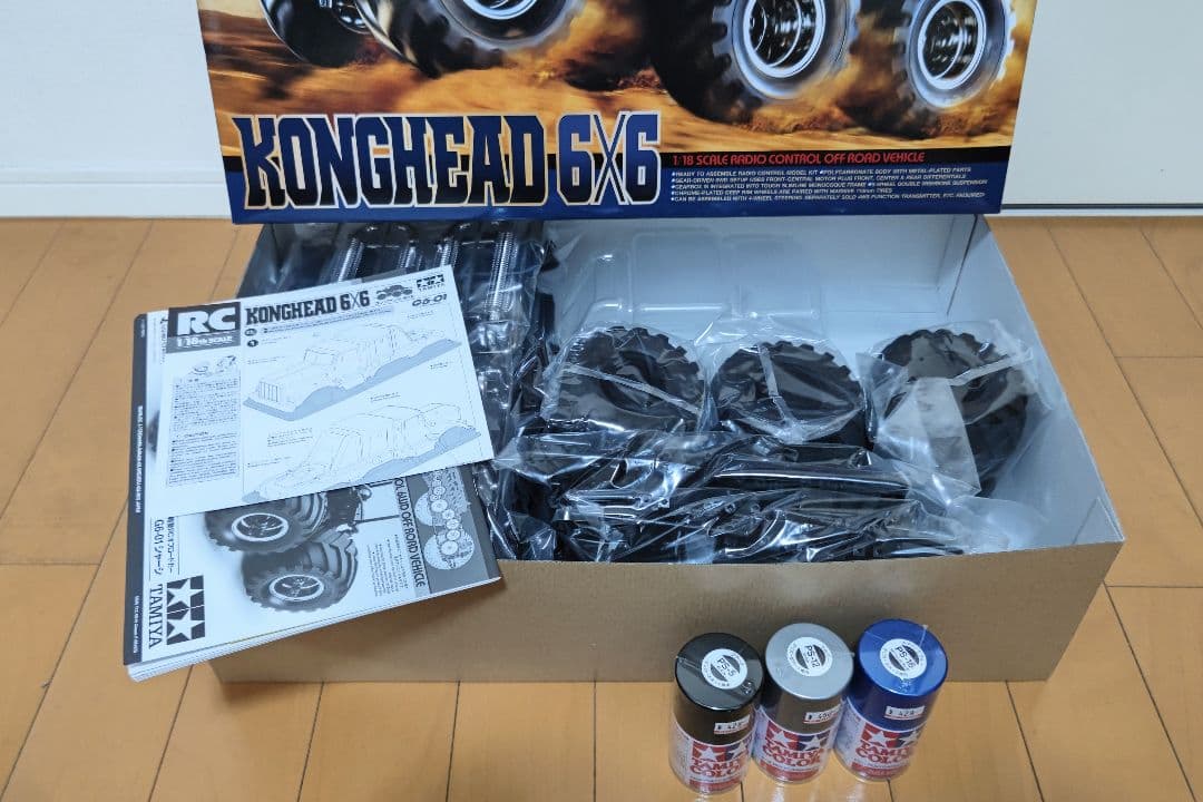 タミヤ ラジコン コングヘッド 6✕6 新品未組立 塗料付き