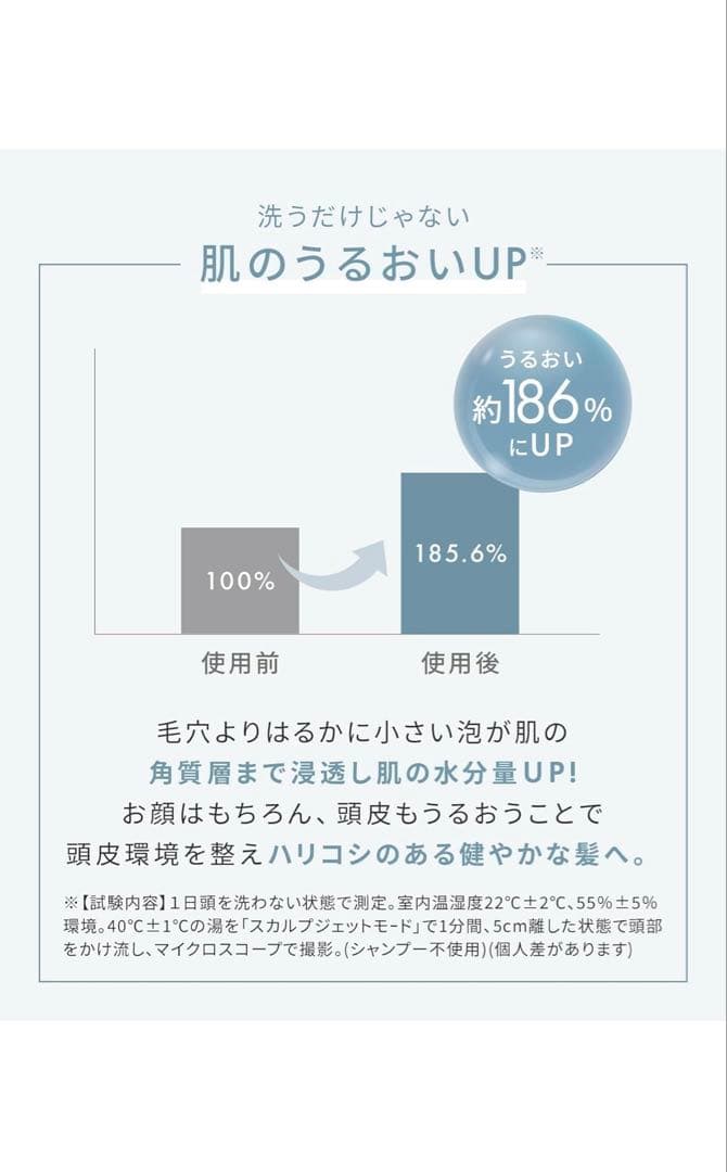 SALONIA サロニア シャワーヘッド ファインバブルクリア　SAL23303