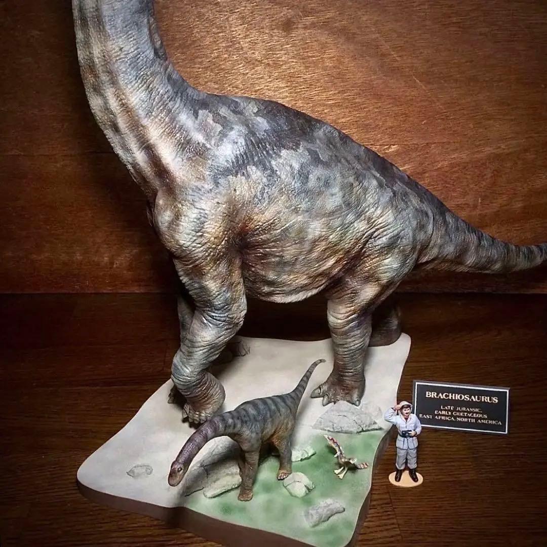 タミヤ ブラキオサウルス 情景セット 完成品！