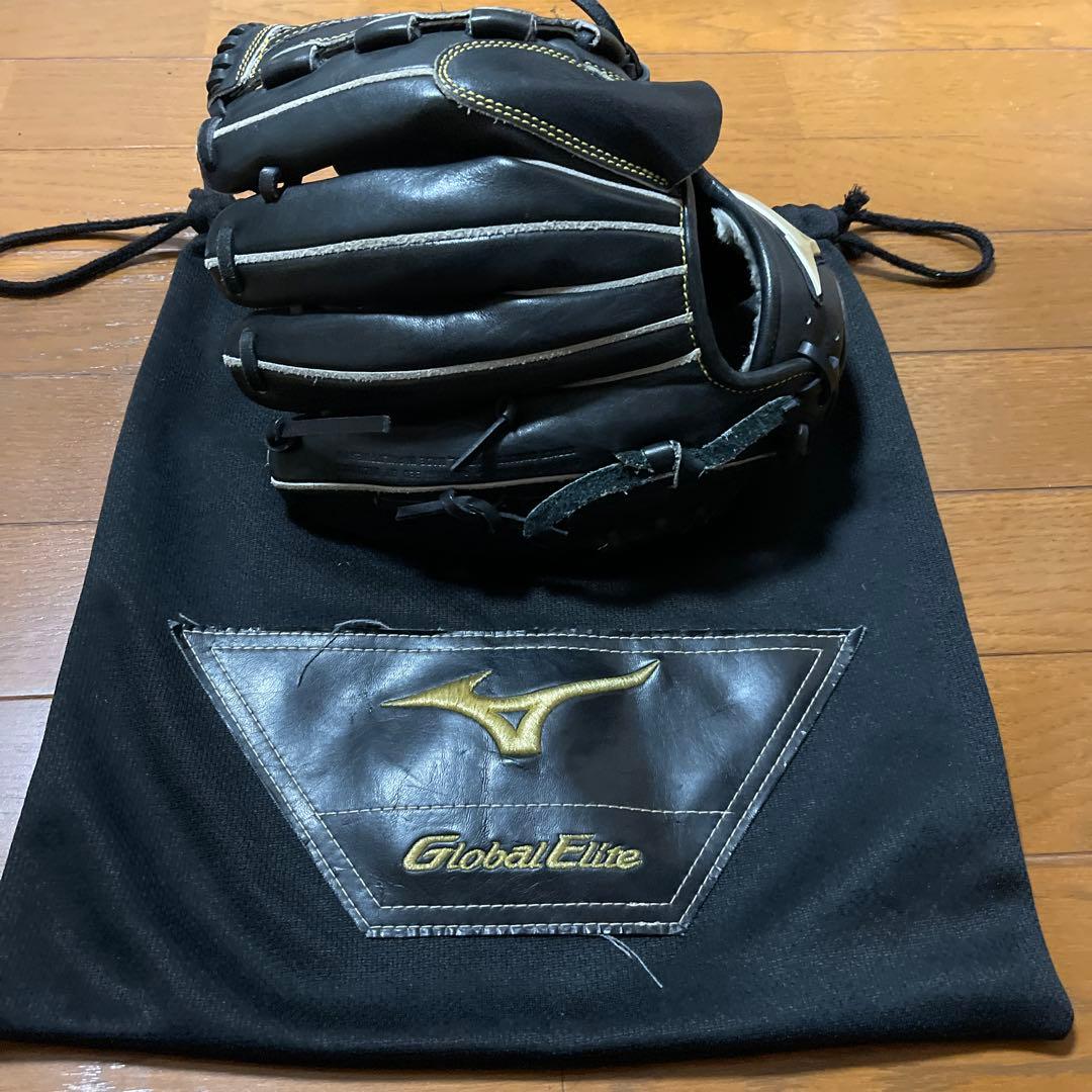 ダイヤのA 沢村栄純モデル グローブ 軟式用 投手用グローブ 右投げ用 袋付き