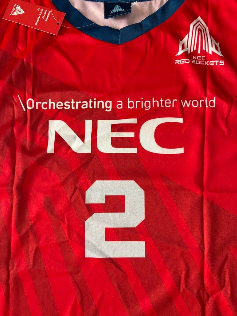 NECレッドロケッツ川崎 古賀紗理那選手 レプリカユニフォーム XL ロゴタオル