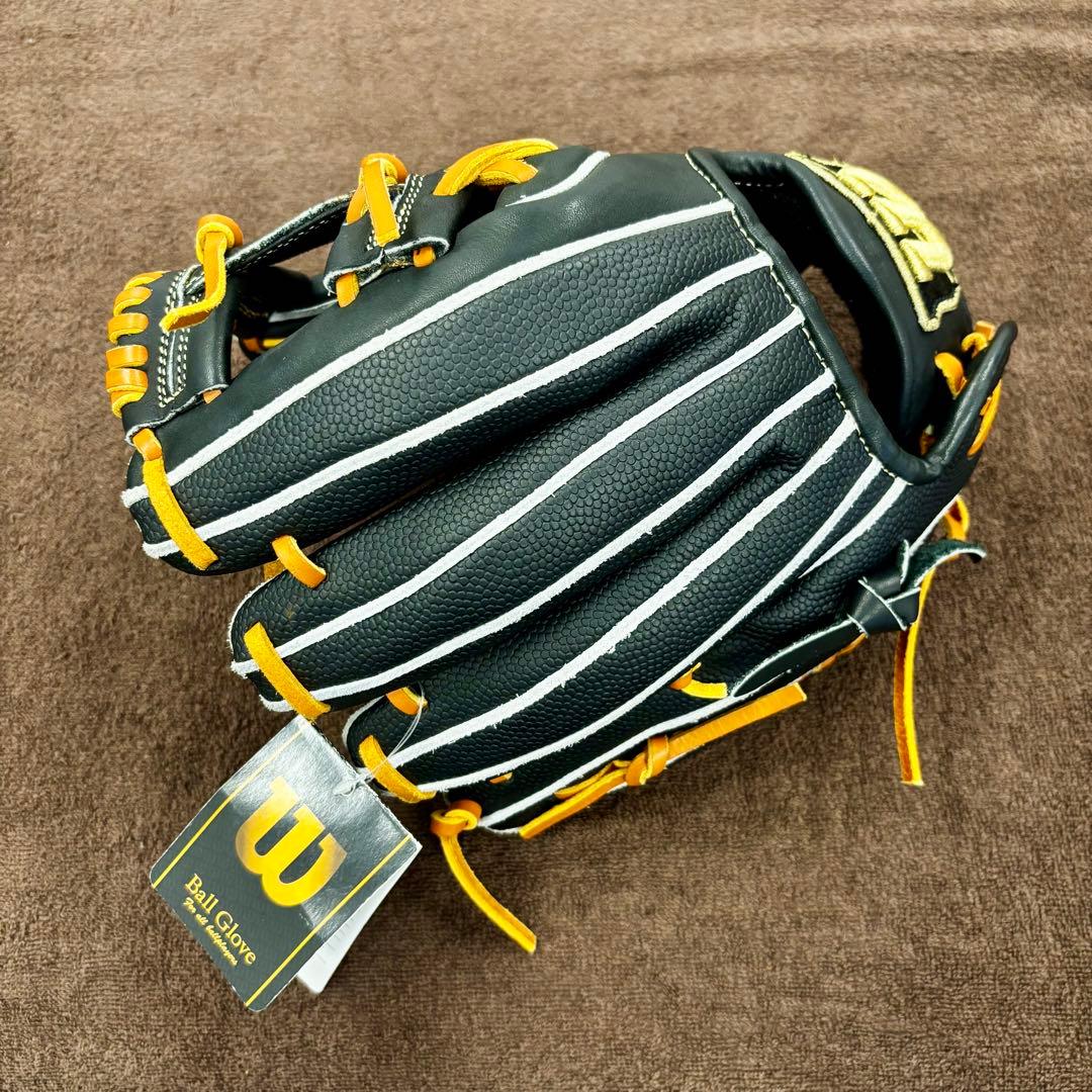 d*i様 新品 ウイルソン グローブ 少年軟式用 内野手用 10.75インチ ブ