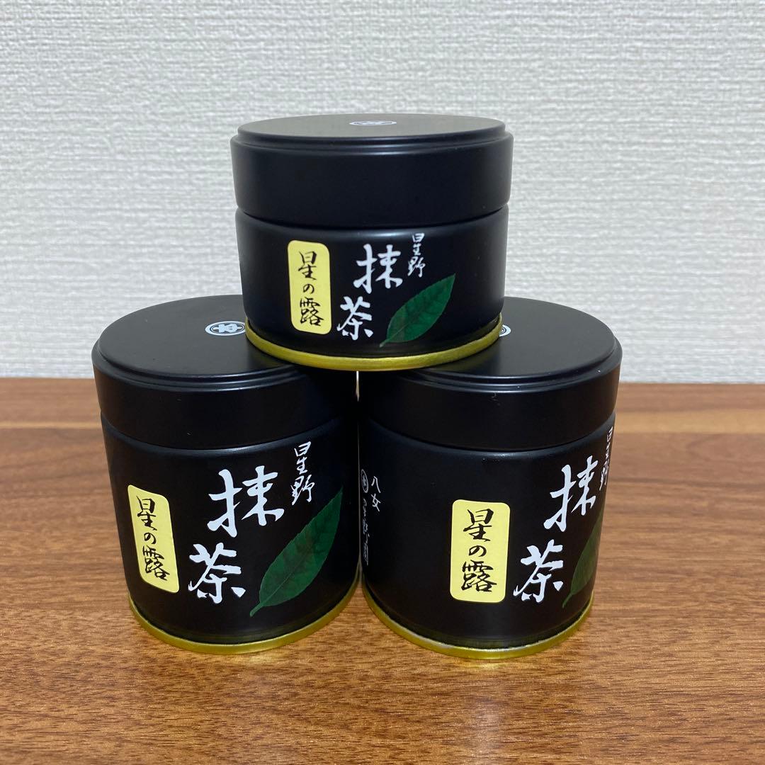 ★新品★星野製茶園　抹茶　星の露100g缶入