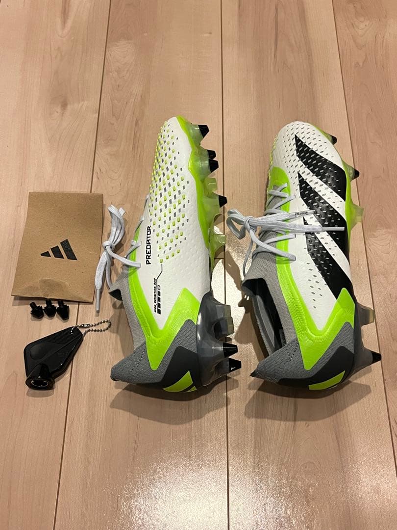 adidas Predator 26.0cm SG ホワイト/グリーン