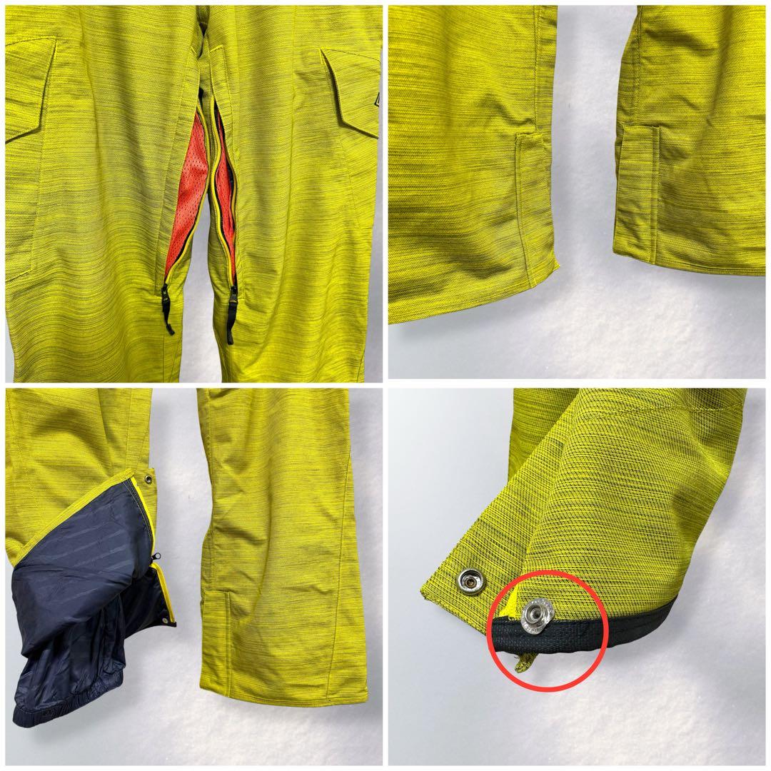 ボルコムVolcom スノーボードウェア 上下セット サーモライト M《i455