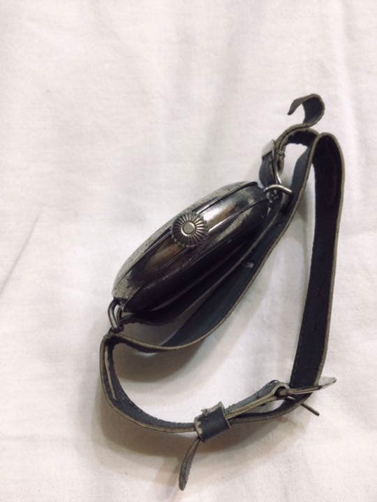 1930年代 スイス製 RONDA社 軍用 純銀 腕時計型コンパス 方位磁石