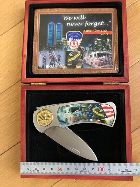 911 NY Fire Dept. メモリアルナイフ