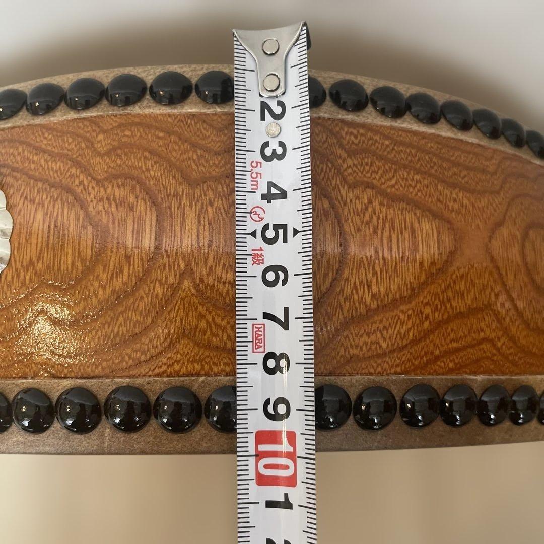 和太鼓 平太鼓 33cm 1尺1寸　和楽器 上鳴 日本製　くりぬき　本革