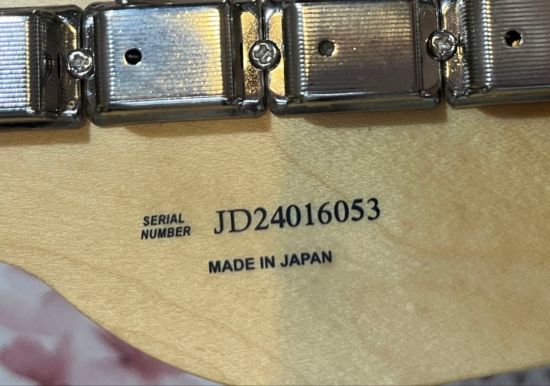 Fender Made in Japan テレキャスターシンライン 2.6kg
