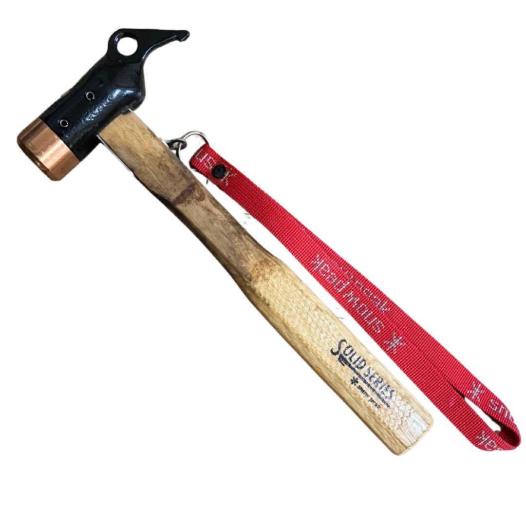 希少　スノーピーク　廃盤　旧ロゴ　ペグハンマー PRO.C ソリッドステーク