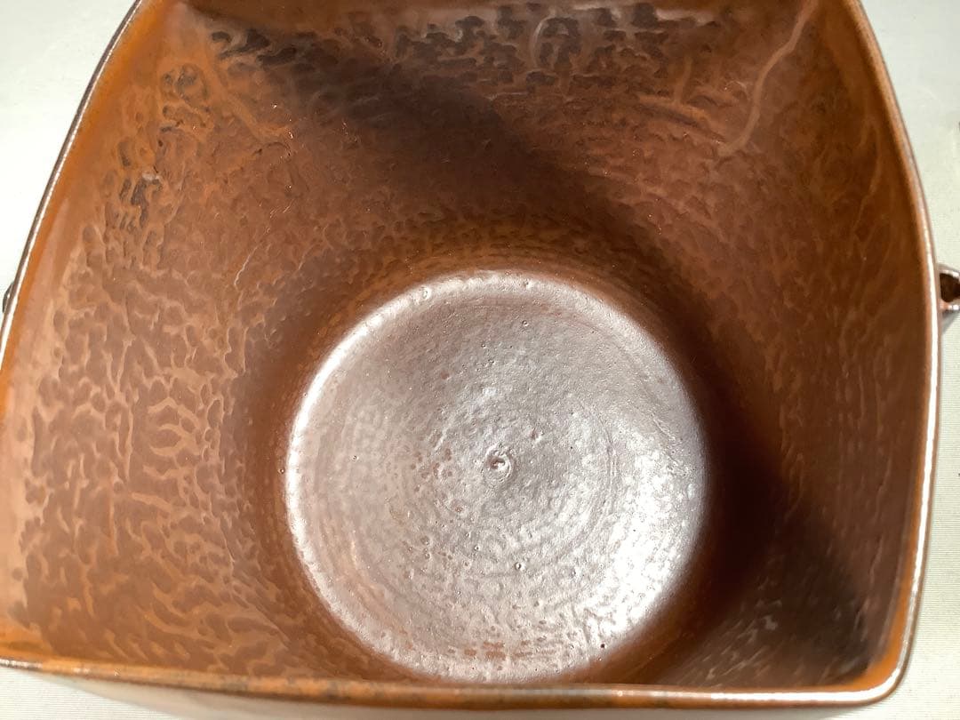 高取焼　四方口管耳　水指　高取八仙　茶道具　送料無料