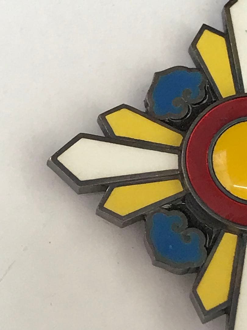 ☆希少品☆満州国勲章 満州国 勲六位景雲章 旧日本軍 　勲章　I.1236