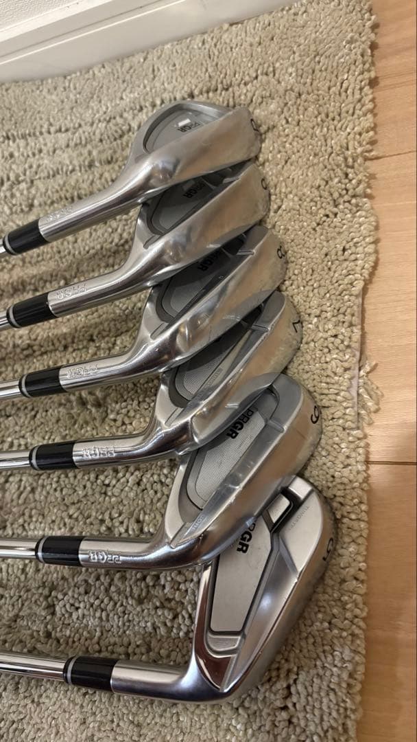 プロギア 02アイアン 5-P Sシャフト