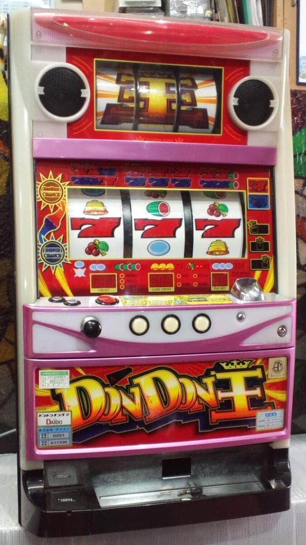 【パチスロ実機】ダイドー★ドンドンキング２【不要機付】４号機・レア・希少台