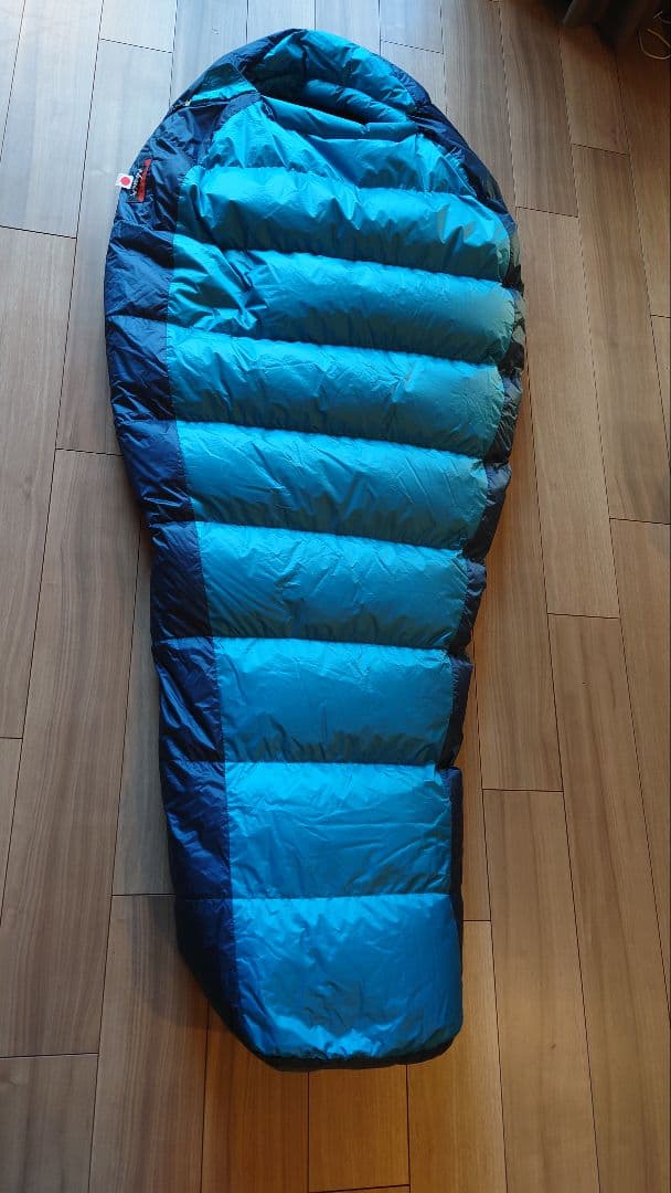 NANGA シュラフ450DX スリーピングバッグ 青/ターコイズ