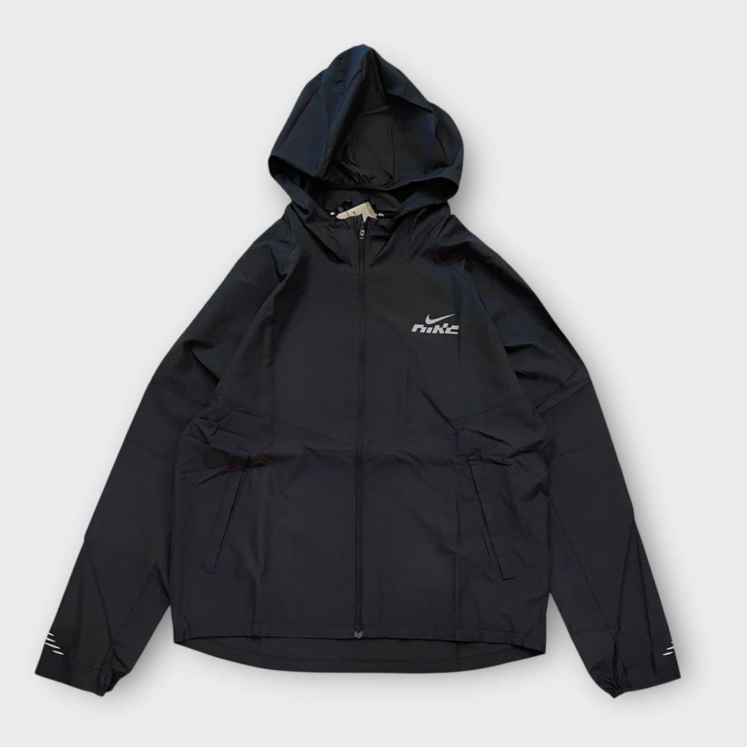ナイキ　ランニングウェア　上下セット　メンズ　M ブラック　ウィンドブレーカー