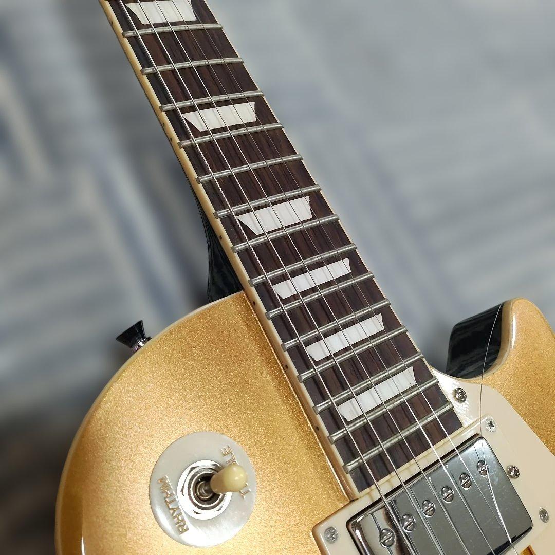 美品　フォトジェニック　レスポールスタイル エレキギター ゴールド