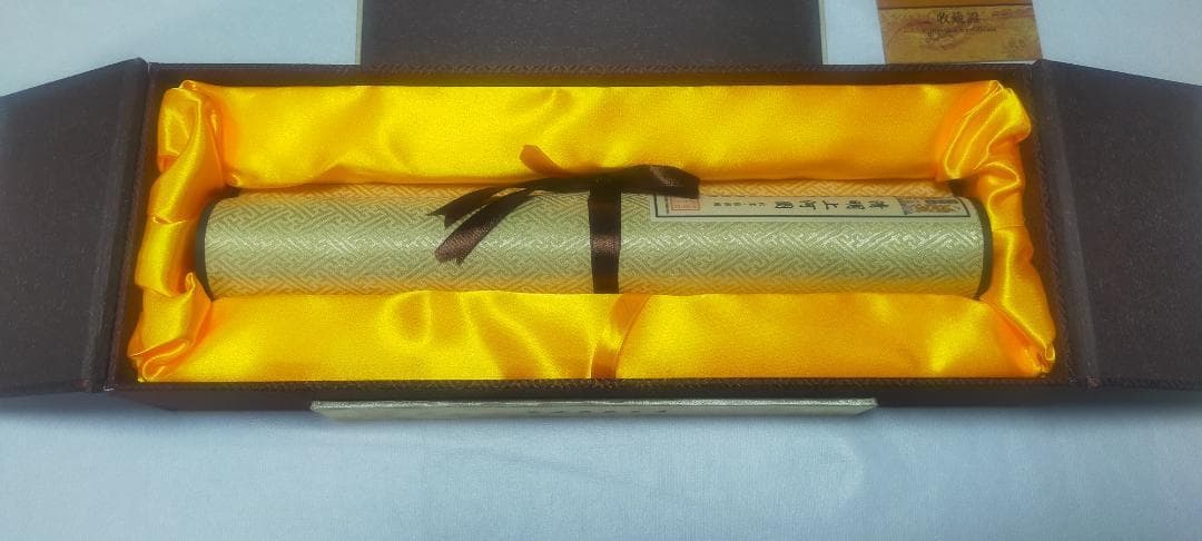 1 / 10 掛軸（シルク）　中国　清明上河図 （証明書付き）