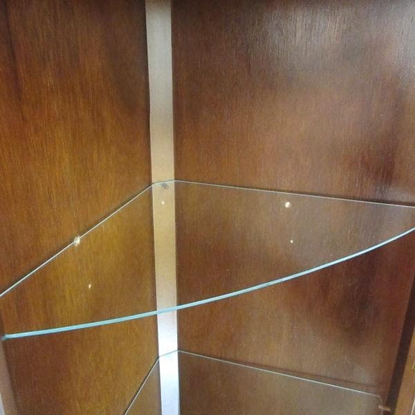 イギリス アンティーク 家具 ウォール コーナーキャビネット 英国 6103e