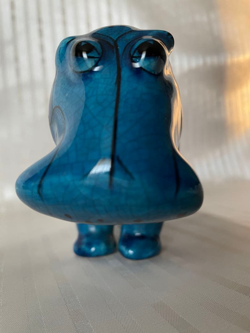 メトロポリタン美術館 青いカバ ウィリアム 陶器製 レプリカ