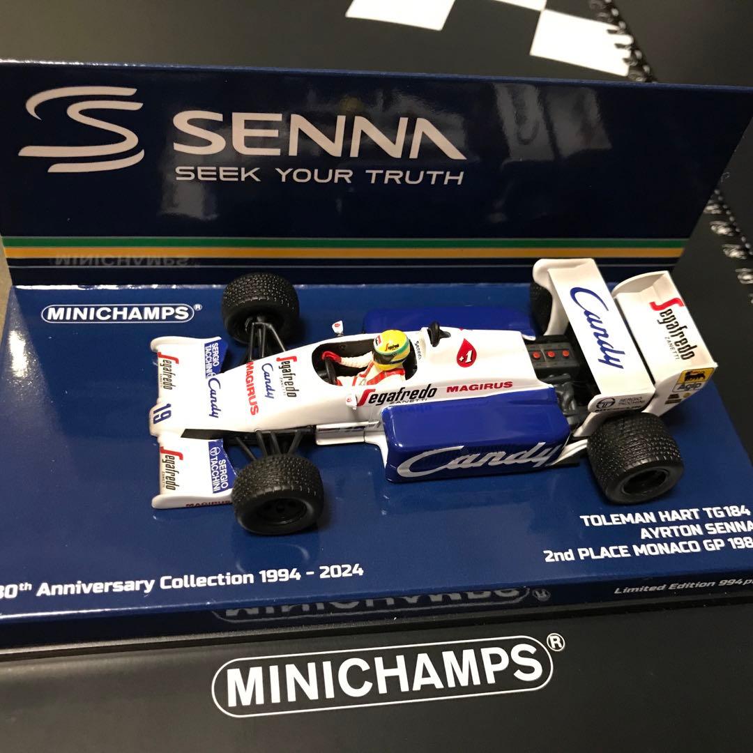 ミニチャンプス トールマン ハート TG184 アイルトン・セナ マルボロ仕様
