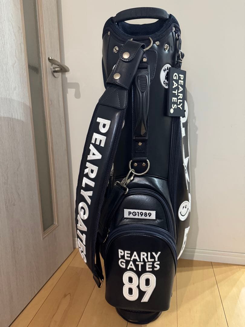 PEARLY GATES ブラック ゴルフバッグ PG1989