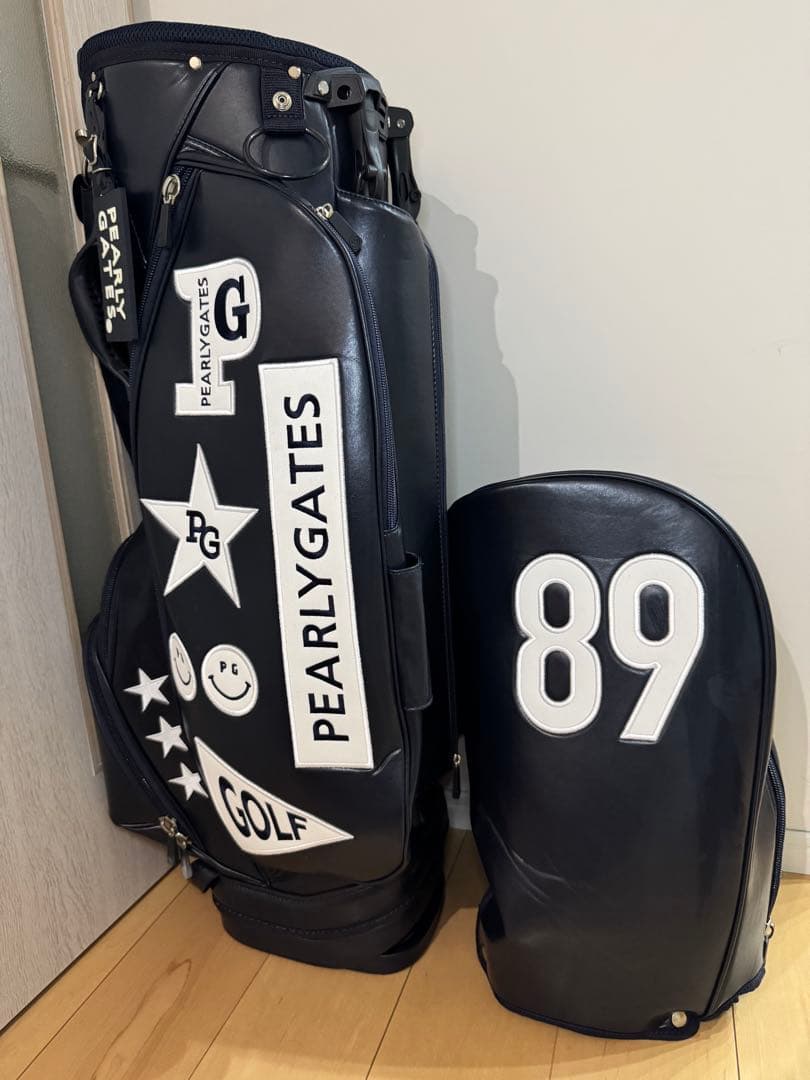 PEARLY GATES ブラック ゴルフバッグ PG1989