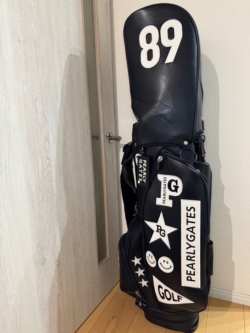 PEARLY GATES ブラック ゴルフバッグ PG1989