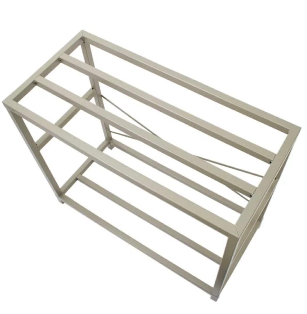 nisso ニッソー 観賞魚 90cm 水槽用組立2段台 スチールキャビネット