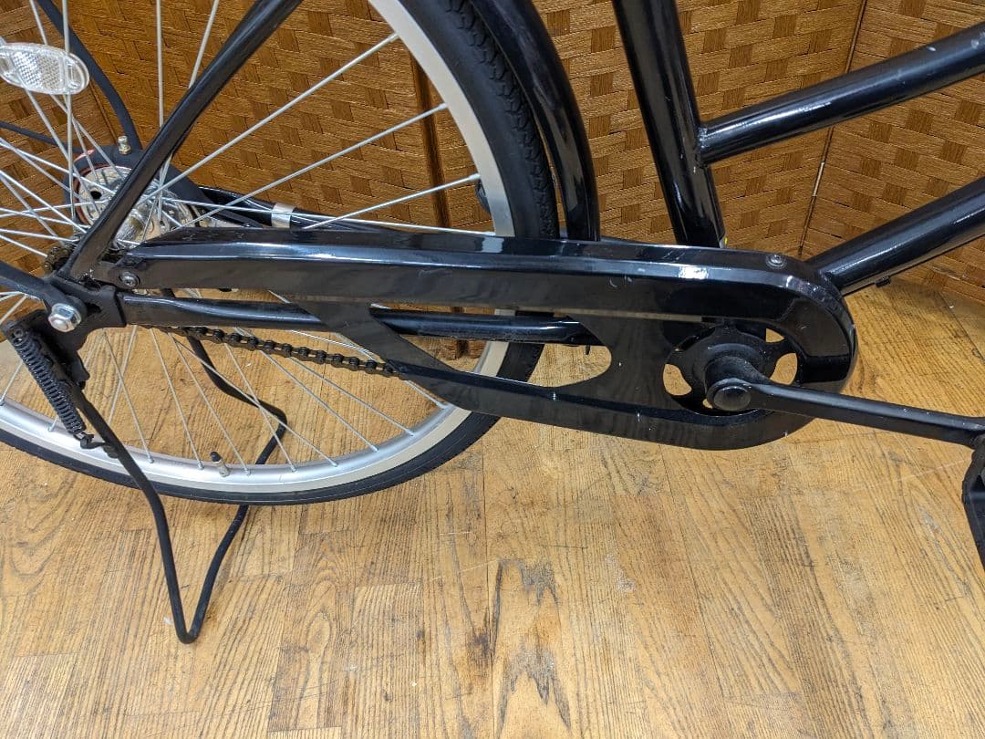 U053 普通自転車　26インチ　ブラック　シンプルタイプ