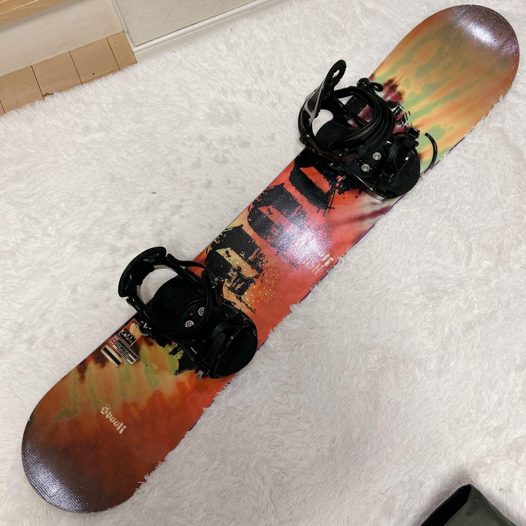 SPOON ボード BLUSH 150㎝ K2 バイン＋SPOONバッグ付き