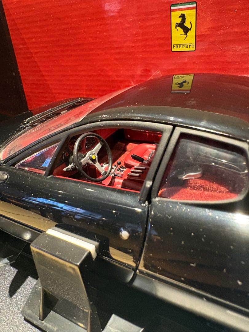 絶版京商 1/18フェラーリ365GT4/BB ブラック　外箱難あり
