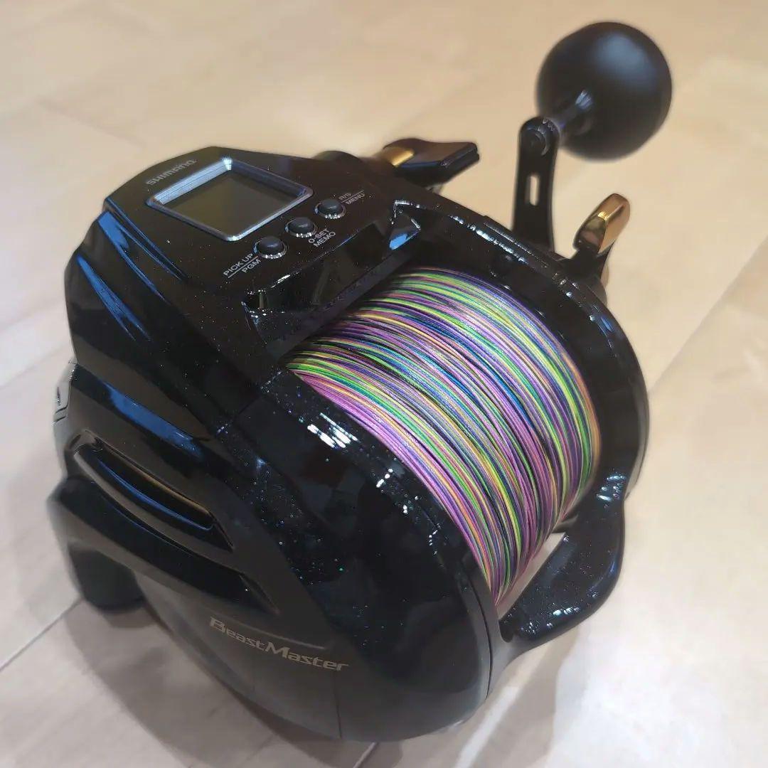 シマノ 22 ビーストマスター 9000 電動リール 新品、未使用 PEライン付