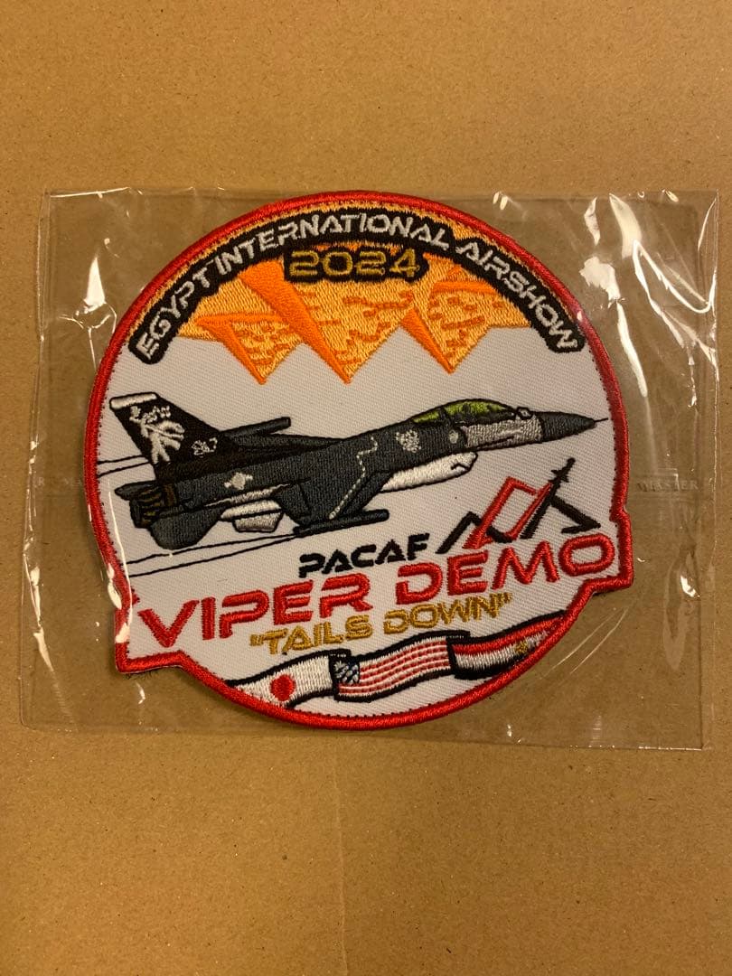 【限定品】三沢航空祭2024  PACAF  F-16デモチームワッペン