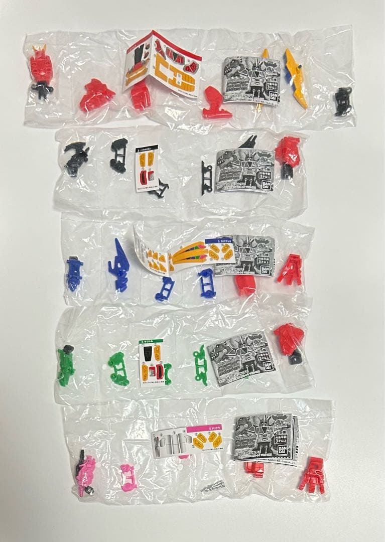 獣電戦隊キョウリュウジャー 真・可動合体 獣電竜 全5種セット