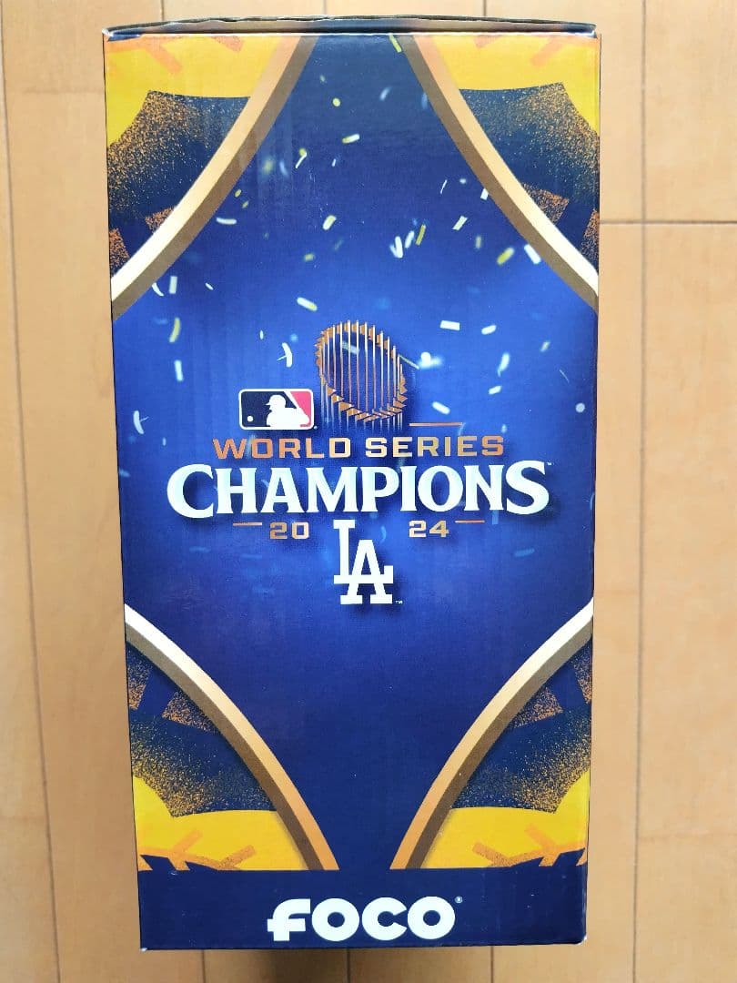 大谷翔平 LAドジャース ボブルヘッド 世界一記念トロフィー【新品箱入り】