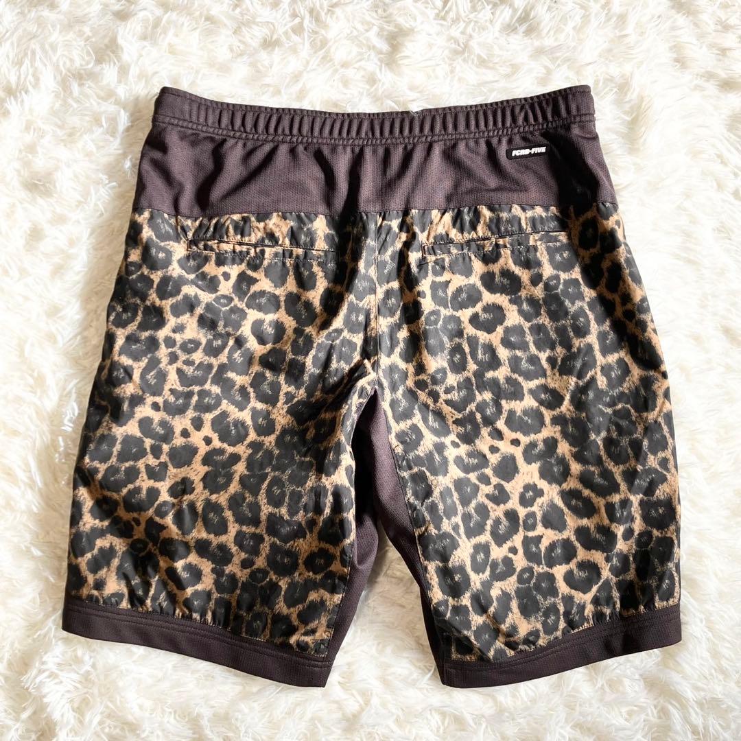 美品 希少 NIKE × FCRB.レオパード ハーフパンツ セットアップ