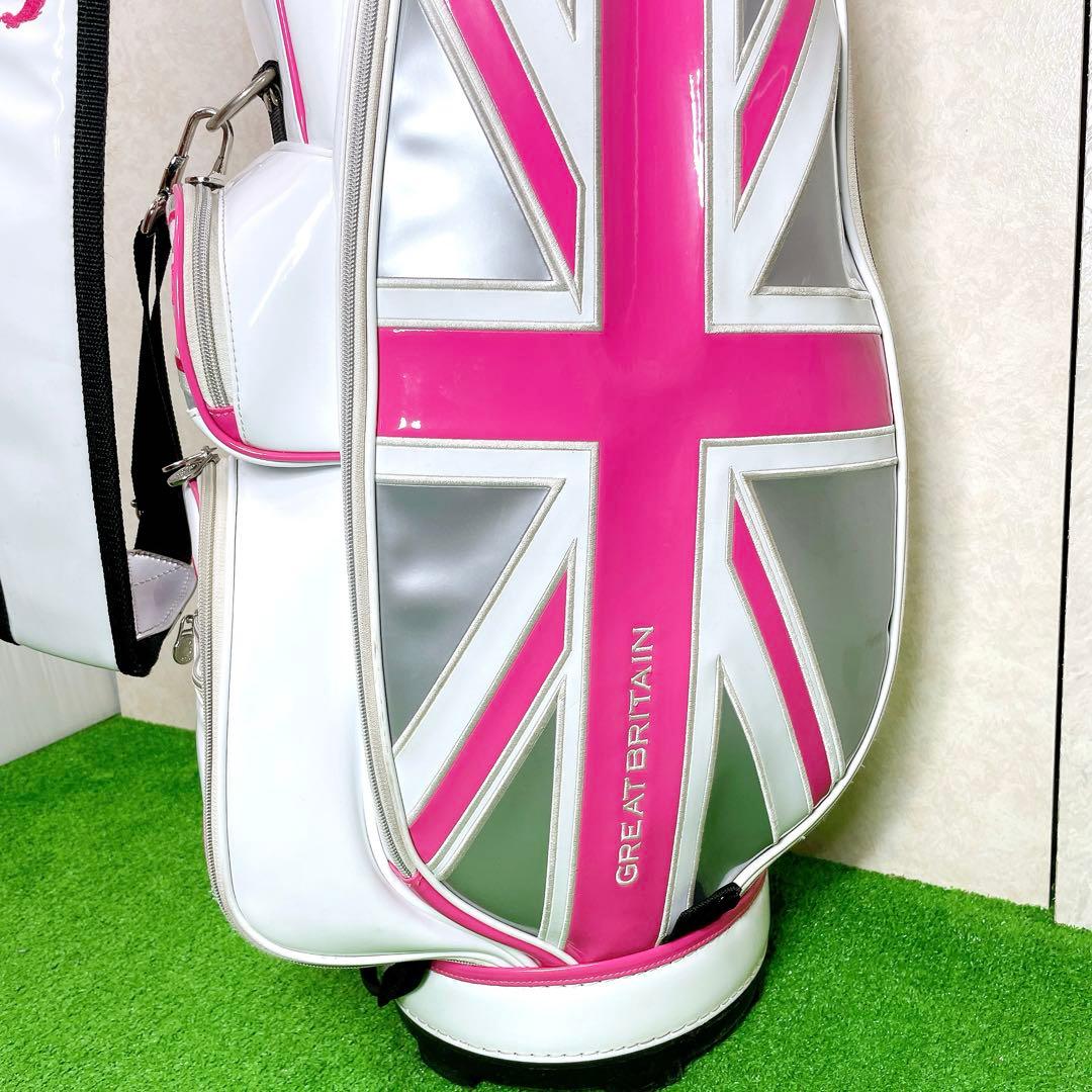 美品！Admiral アドミラル キャディバッグ かわいい ピンク