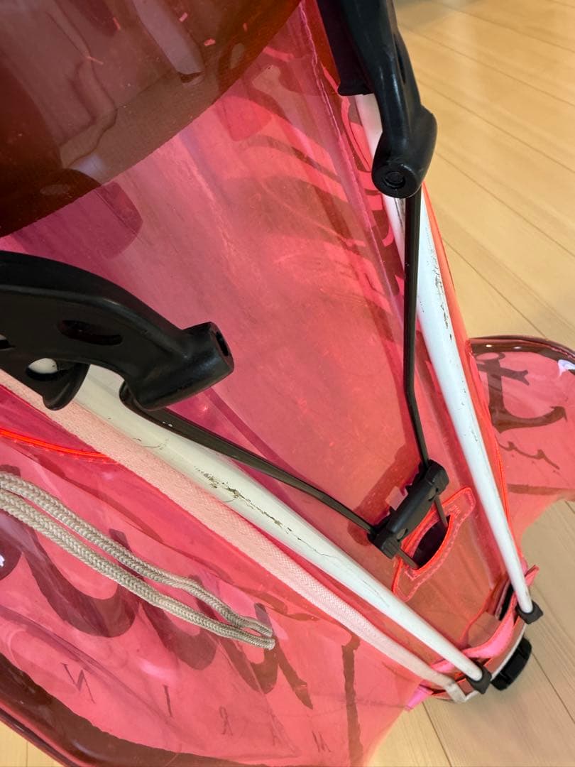 Muta marine ゴルフバッグ 328 クリアピンク エナメル