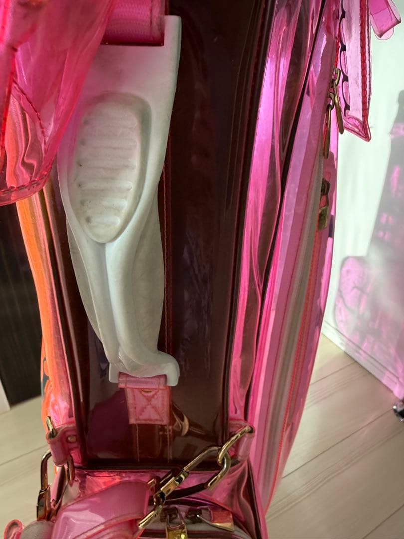 Muta marine ゴルフバッグ 328 クリアピンク エナメル