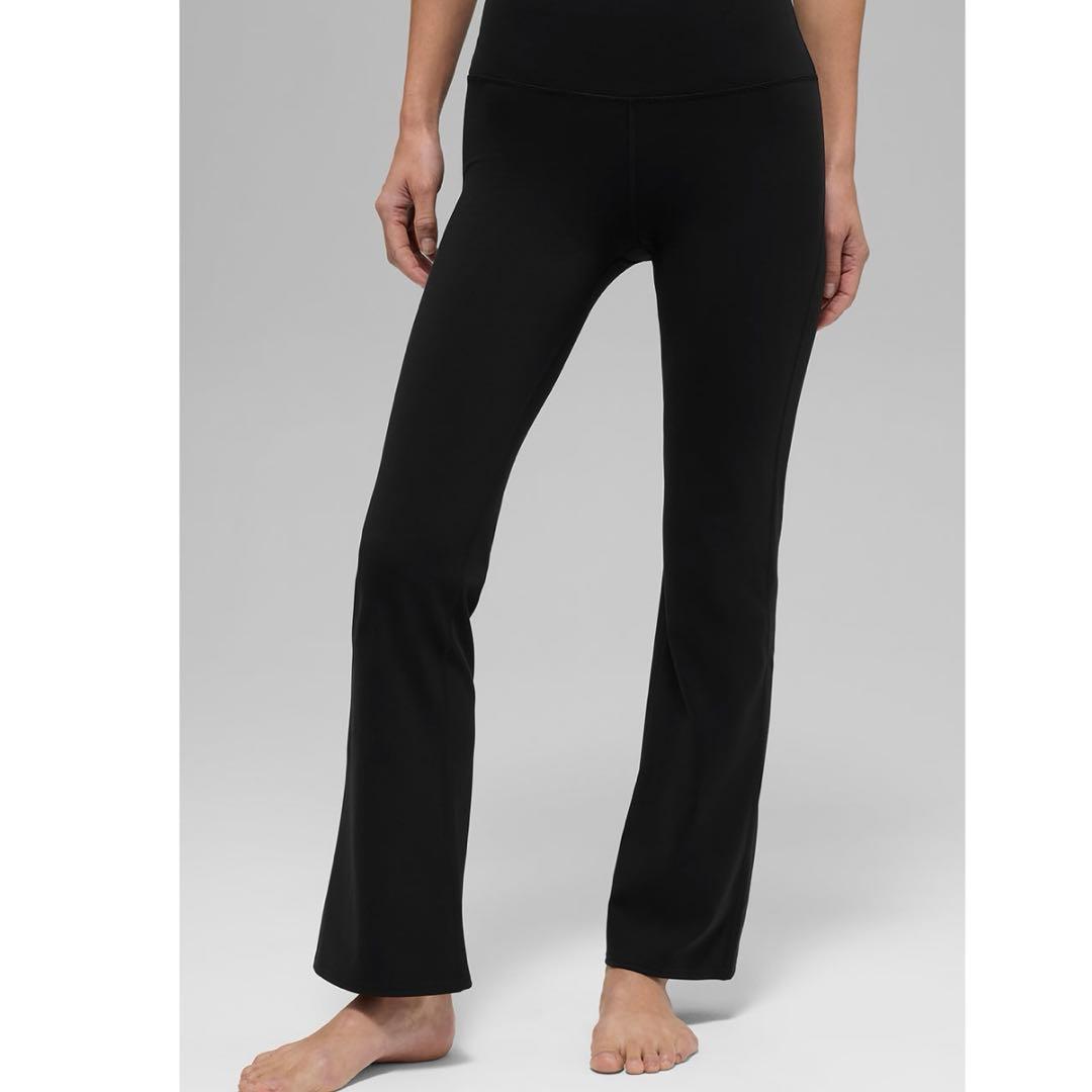 Alo yoga フレア　ブーツカット　レギンス　黒　ブラック　XS